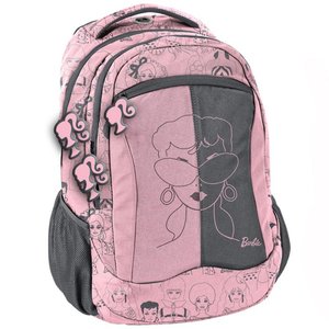 Školský batoh Barbie Ružovo-sivý-4